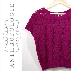 Anthropologie crop sweater